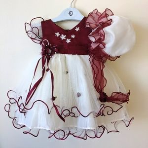 Flower girl 0-6 months dress